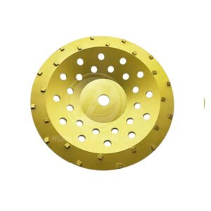 180mm Double row Sharp edged PCD grinding wheel with 24* PCD segment , Professional coating removal Grinding Disc, For Fast Aggresive Epoxy, Paint, Glue Removal.