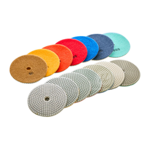4 inch Wet Diamond Polishing Pad For Granite Marble Terrazzo Stone Concrete