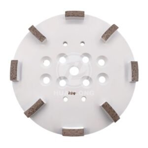 HUANLONG Diamond grinding head grinding disc for Concrete Stone Terrazzo epoxy removal 250mm grinding plate 10" grinding wheels