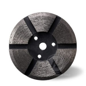 Metal-bond Beveled Edge Grinding Disk 3 Inch D76mm Diamond Grinding Disc Concrete Grinding Wheel for Concrete and Terrazzo Floor / Metal-bond Beveled Edge Grinding Disc 6 Segments