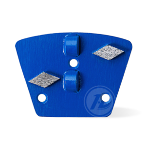 Shark-shaped 2 Segment , 2 Half PCD Trapezoidal Diamond Grinding Plate  Sase Trap  Diamond Polishing Shoes Super Quality Coating Removal Tools