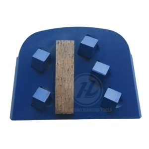 Trapezoid PCD 1/4 shape Grinding ShoesLAVINA PCD Tools Concrete Floor Grinding Disc For Epoxy Coating Removal  PCD grinding disc 9pcs per set