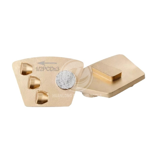 High-performance Redi-Lock with 3 Half PCDs and One Button Diamond grinding disc for concrete floor, suitable for Husqvarna machines - Image 3