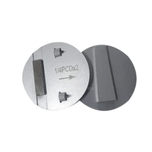 Hybrid PCD Diamond Grinding Pucksfor Scanmaskin grinder, 2* 1/4 PCD + 1 Bar Seg for Coating Removal, Epoxy, Paint, Glue, etc