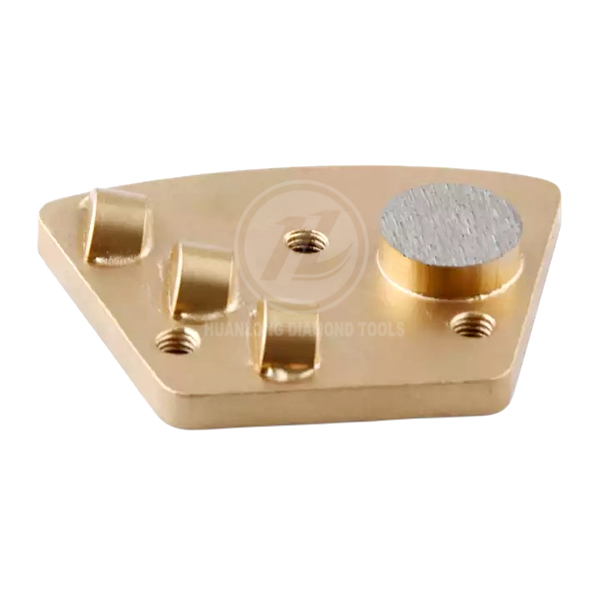 PCD Diamond grinding disc for concrete floor, suitable for quick-change, Sase machines 3 half round + 1button