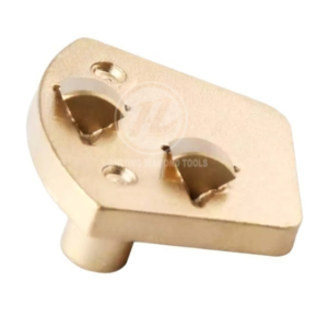 Werkmaster Plug Double Quarter 1/4 PCD shoes Concrete Coating Removal Tools Trapezoid  Diamond Grinding Disc