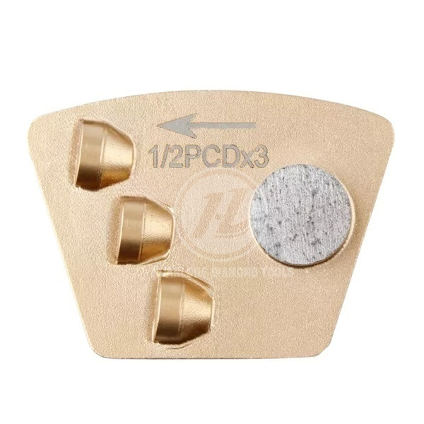 High-performance Redi-Lock with 3 Half PCDs and One Button Diamond grinding disc for concrete floor, suitable for Husqvarna machines
