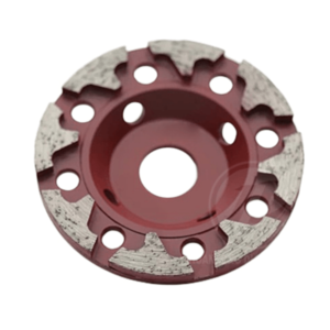 4 inch T Shape Segment Turbo Diamond grinding cup wheel, Aggresive Grinding Disc for concrete Granite Marble etc