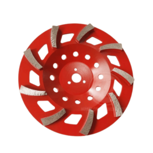 10 inch Satellite Low profile Turbo Diamond grinding cup wheel, Aggresive Grinding Disc for concrete Granite Marble etc