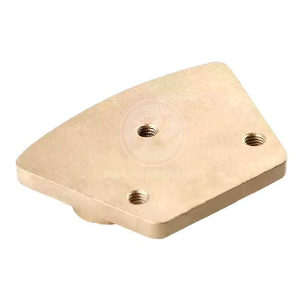 PCD Diamond grinding disc for concrete floor, suitable for quick-change, Sase machines 3 half round + 1button - Image 3