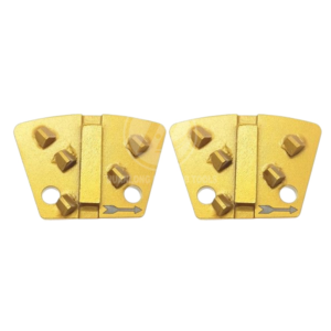 Trapezoid Split PCD 2Bars Scraper For Various Concrete Coating Removal for Quick-Change System, Slide in Trapezoid Shoes 9mm Trap