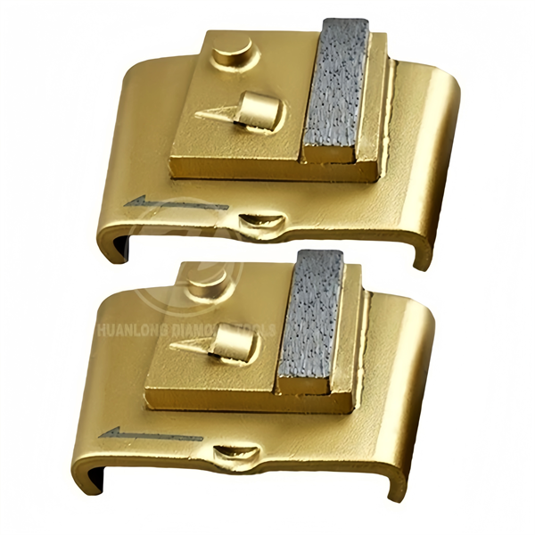 HTC pcd diamond tool with 1 pc 1/4 pcd and 2 pcs segments EZ change PCD diamond grinding shoes for HTC grinding machines - Image 4