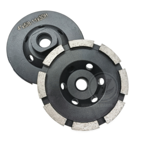 5/8"-11 Single Row Diamond grinding cup wheel, Aggresive Grinding Disc for concrete Granite Marble etc
