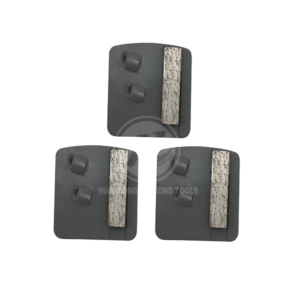 Trapezoid  Diamond Grinding Shoes long lifespan Coating Removal Tools Husqvarna 2x1/4 PCD +1 Bar