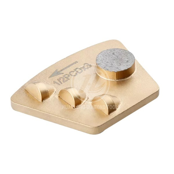 High-performance Redi-Lock with 3 Half PCDs and One Button Diamond grinding disc for concrete floor, suitable for Husqvarna machines - Image 5