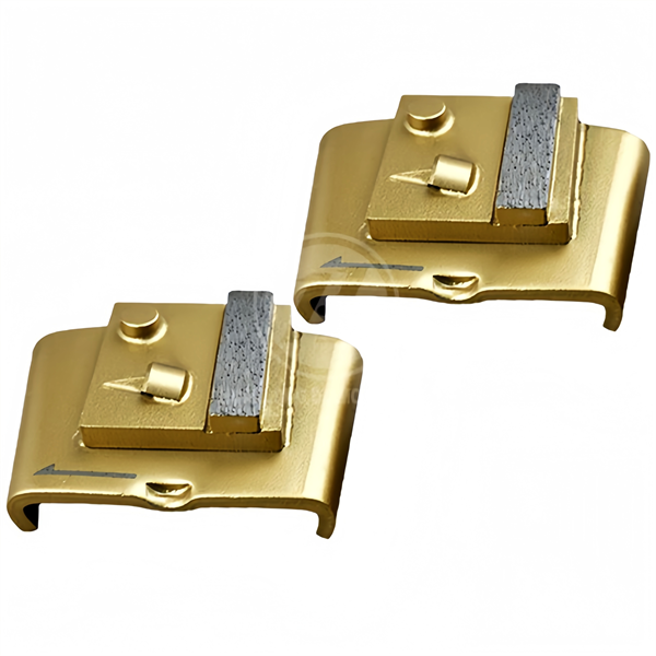 HTC pcd diamond tool with 1 pc 1/4 pcd and 2 pcs segments EZ change PCD diamond grinding shoes for HTC grinding machines - Image 7