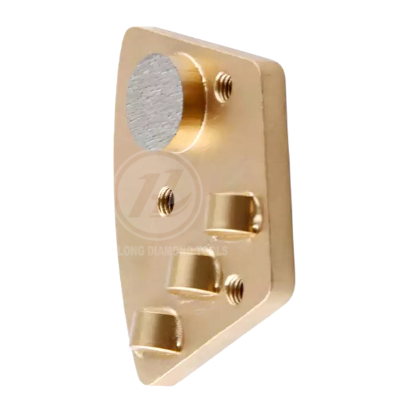 PCD Diamond grinding disc for concrete floor, suitable for quick-change, Sase machines 3 half round + 1button - Image 7