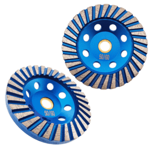 5 inch Full Turbo Style Diamond grinding cup wheel, Fine Grinding Disc for concrete Granite Marble etc