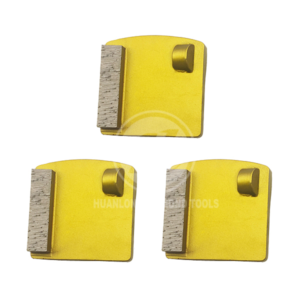 1X Half PCD RediLock shoes with wear bar Trapezoid PCD Grinding Disc Husqvarna one Half PCD & one bar segment  9PCS per set