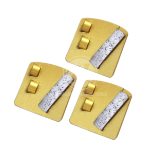 2 Half PCDs Redilock Grinding Shoes for Coating Removal  Premium Concrete Removal Tools for Husqvarna Floor Grinding Machines