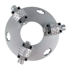 Bush Hammer Plate with 3 Rollers for Concrete