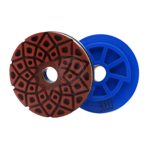 Edge Diamond Polshing Pad With Snail Lock