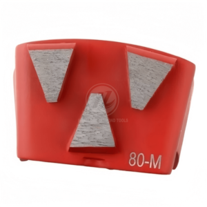 HTC EZ change Grinding Disc - 3 triangle Diamond Segment, Premium Concrete Grinding shoe for HTC Floor Grinding Machines
