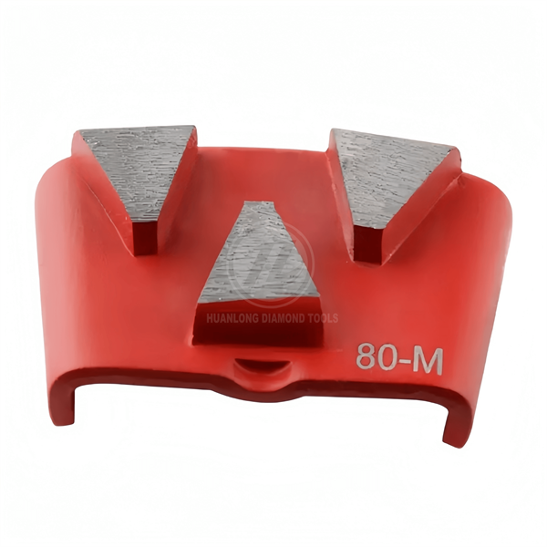 HTC EZ change Grinding Disc - 3 triangle Diamond Segment, Premium Concrete Grinding shoe for HTC Floor Grinding Machines - Image 3