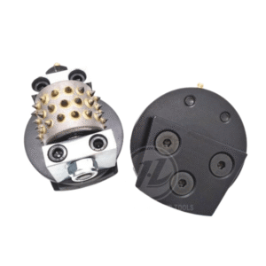 Lavina Bush Hammer used on concrete grinder