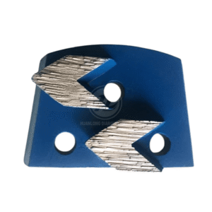 Quick Change diamond grinding shoe for Lavina grinder,  2 Arrow segments grinding disc for Grinding Concrete, Terrazzo Floor