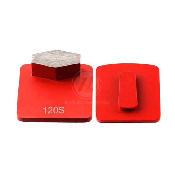 Redilock diamond grinding shoe for Hasqvarna grinder, 1 Coffin segment grinding disc for Grinding Concrete, Terrazzo Floor - Image 3