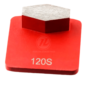 Redilock diamond grinding shoe for Hasqvarna grinder, 1 Coffin segment grinding disc for Grinding Concrete, Terrazzo Floor