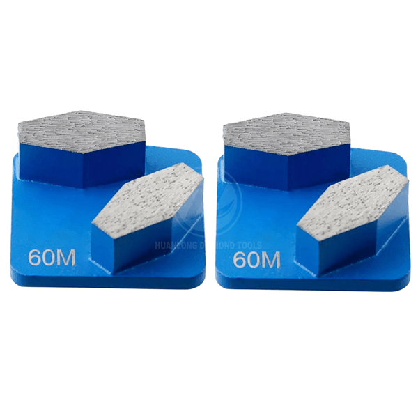 Redilock diamond grinding shoe for Hasqvarna grinder, 2 Crossover Coffin segment grinding disc for Grinding Concrete, Terrazzo Floor - Image 7