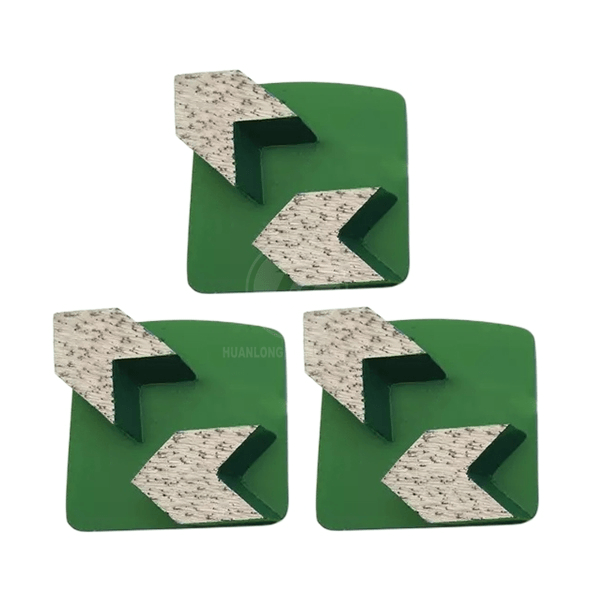 Redilock diamond grinding shoe for Hasqvarna grinder, 2 Forked Arrow segments grinding disc for Grinding Concrete, Terrazzo Floor - Image 6