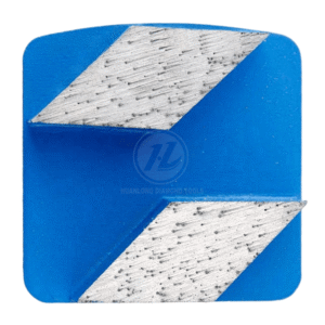 Redilock diamond grinding shoe for Hasqvarna grinder, 2 Large Rhombus segment grinding disc for Grinding Concrete, Terrazzo Floor