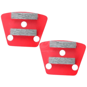 Trapezoid diamond grinding shoe for MAGNETIC grinder,  2 Bars segments grinding disc for Grinding Concrete, Terrazzo Floor 3XM9