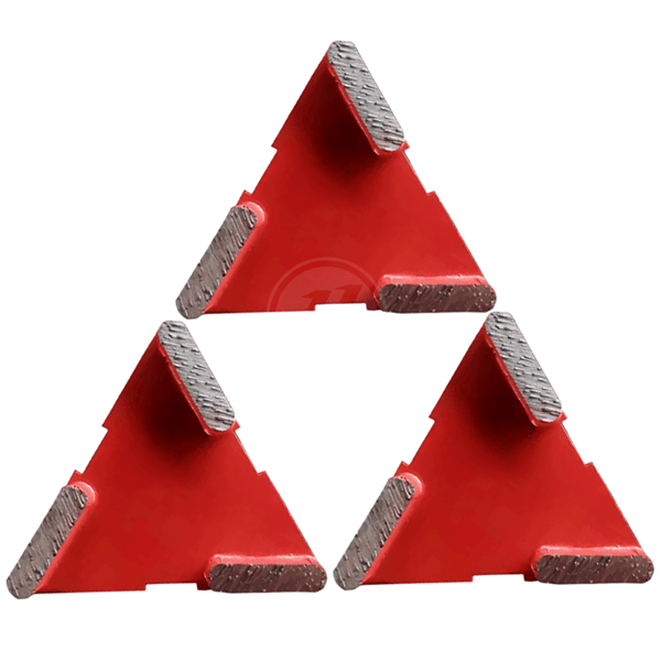 Triangle Metal Bond Diamond Grinding Plate A professional tool specifically designed for grinding concrete floors and stone surfaces - Image 6