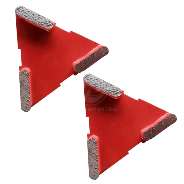 Triangle Metal Bond Diamond Grinding Plate A professional tool specifically designed for grinding concrete floors and stone surfaces - Image 7
