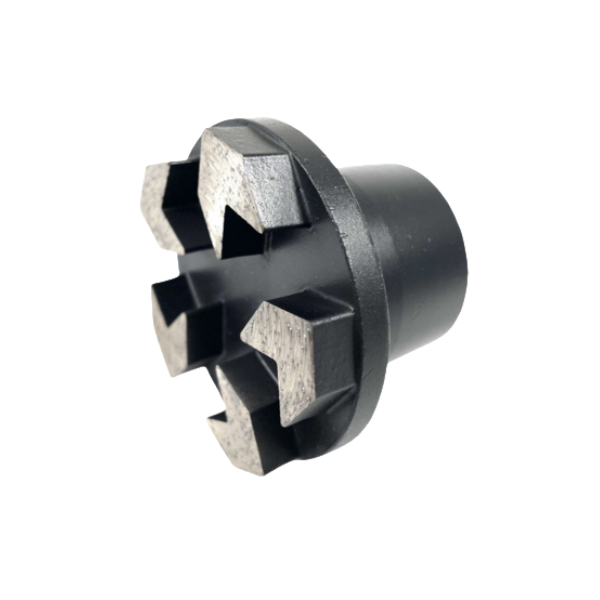 Hybrid PCD Diamond Grinding Plug, With 2 Full PCD+ Round Metal bond segment - Image 7