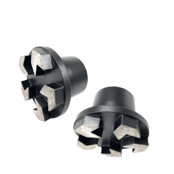 Hybrid PCD Diamond Grinding Plug, With 2 Full PCD+ Round Metal bond segment - Image 4