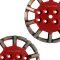 10 inch grinding head with multiple Aggressive segments Diamond cup wheel 008