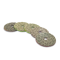 4 inch 5 Steps Snowflake Wet Diamond Polishing Pad For Granite Marble Terrazzo Stone Concrete 003