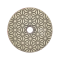 4 inch 5 Steps Snowflake Wet Diamond Polishing Pad For Granite Marble Terrazzo Stone Concrete 006