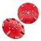 Grinding wheels with industrial-grade diamond particles 8 beveled segments high durability grinding tools in red 007