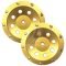M16 7inch 9 PCD grinding cup wheel, 9x0.25 PCD segment 006