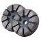 Metal-bond Beveled Edge Grinding Disk 10 Segments Diamond Grinding puck Concrete 006