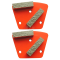 Sase diamond grinding shoe 1 Curved Rectangular + 1 Round segments grinding disc for Grinding Concrete, Terrazzo Floor (3)