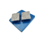 Scanmaskin Grinding Shoes 2 x Square Segments metal bond Used for grinding, leveling concrete, terrazzo, and stone floor surfaces (2)