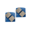 Scanmaskin Grinding Shoes 2 x Square Segments metal bond Used for grinding, leveling concrete, terrazzo, and stone floor surfaces (4)