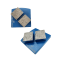 Scanmaskin Grinding Shoes 2 x Square Segments metal bond Used for grinding, leveling concrete, terrazzo, and stone floor surfaces.25x25x12mm.